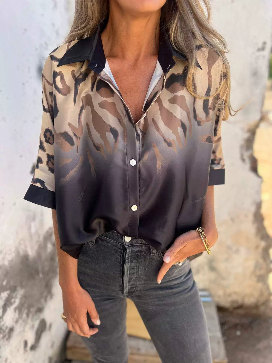 ORLAITH™ - Luxe Leopard Blouse