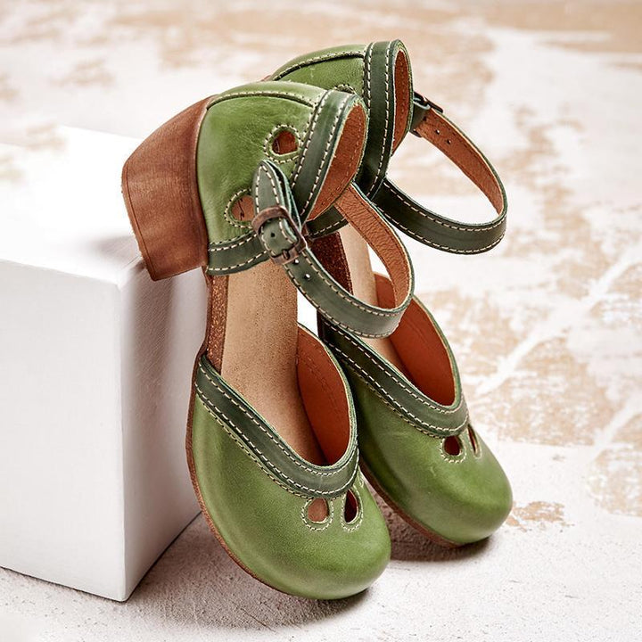 Farah - Comfortable low-heeled sandals