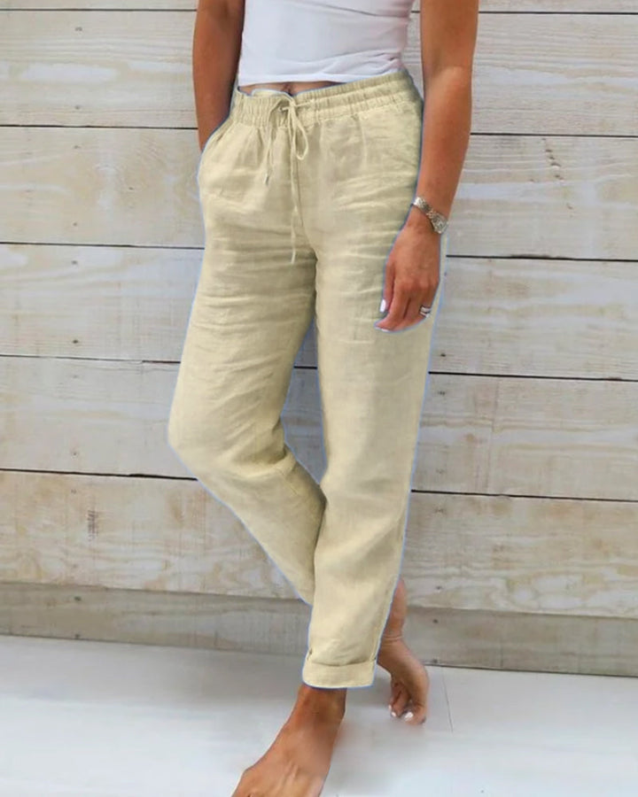 Mira - Casual straight-leg trousers