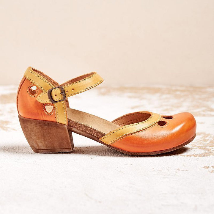 Farah - Comfortable low-heeled sandals