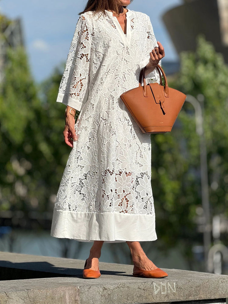 Linda - Comfy Lace Dress