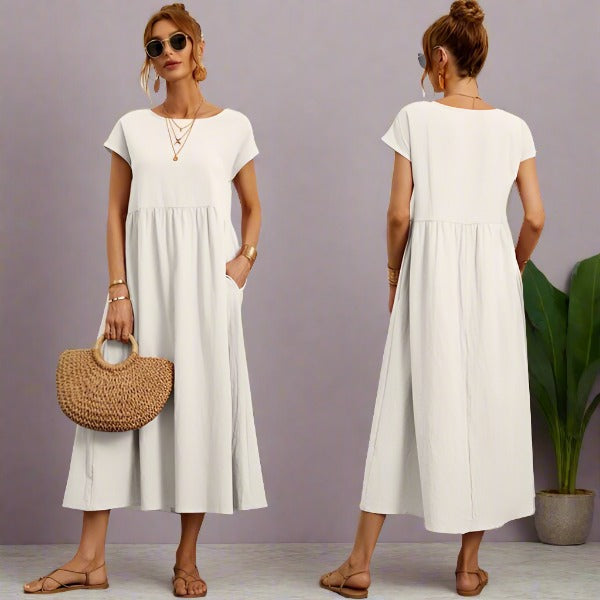 Lauren™ - Elegant Casual Summer Maxi Dress