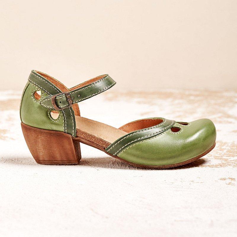 Farah - Comfortable low-heeled sandals