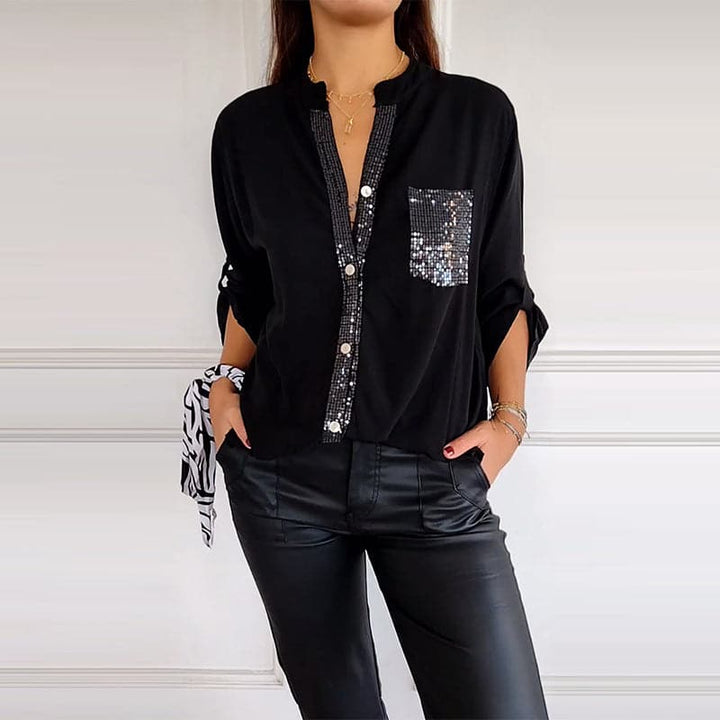 DANICA™ -  Sequin Detailed Blouse