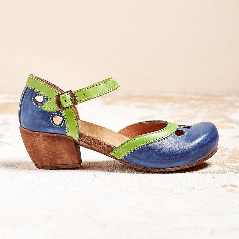 Farah - Comfortable low-heeled sandals