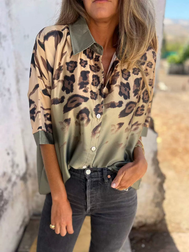 ORLAITH™ - Luxe Leopard Blouse