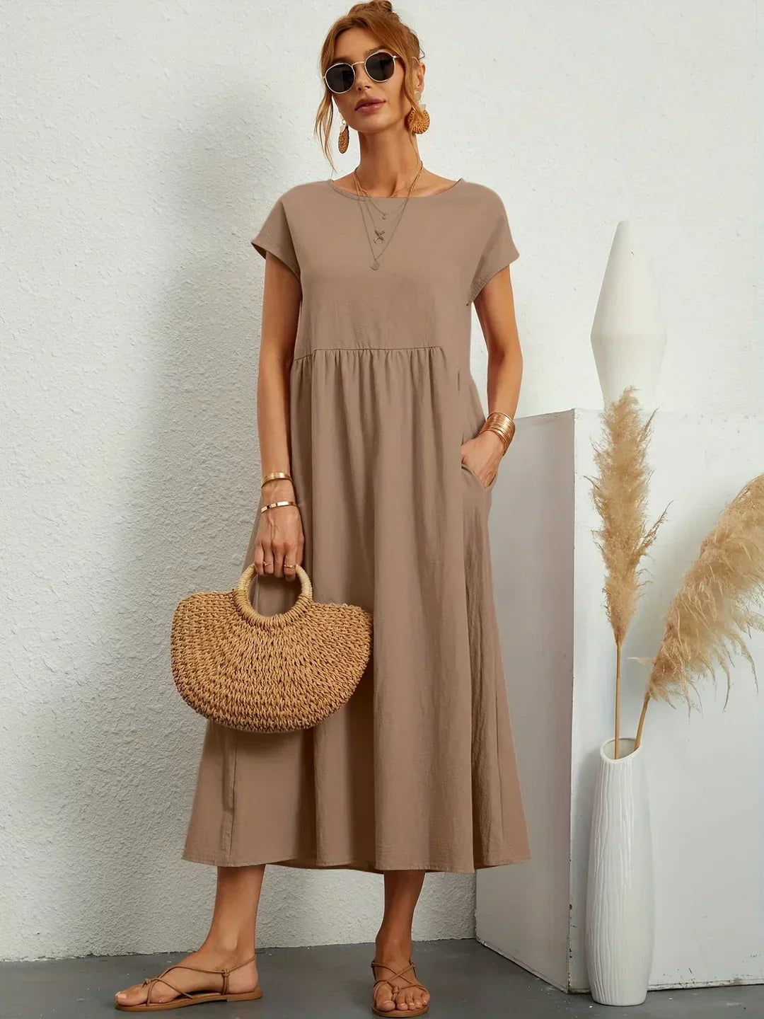 Lauren™ - Elegant Casual Summer Maxi Dress