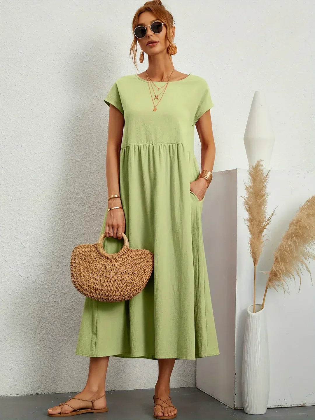 Lauren™ - Elegant Casual Summer Maxi Dress