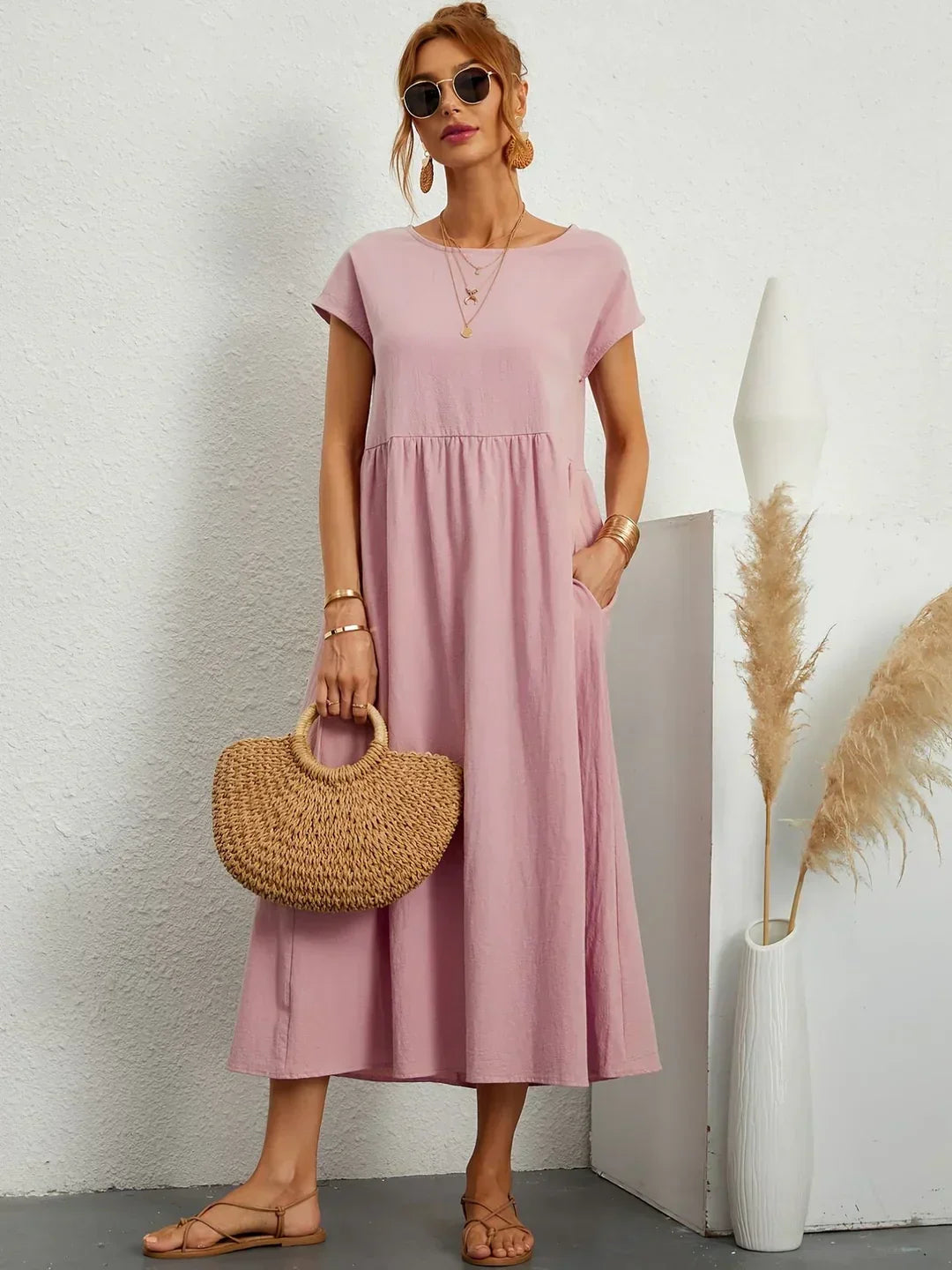 Lauren™ - Elegant Casual Summer Maxi Dress