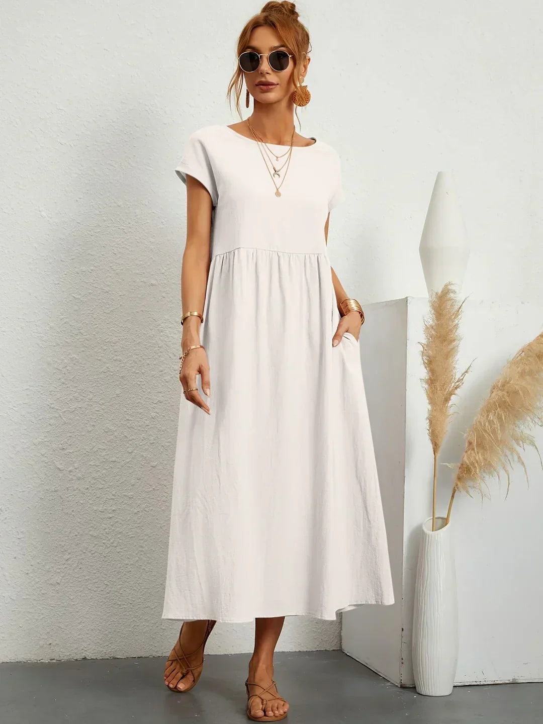 Lauren™ - Elegant Casual Summer Maxi Dress