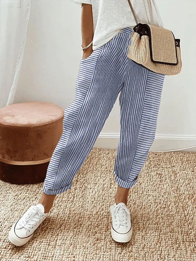 Laura - Striped Trousers