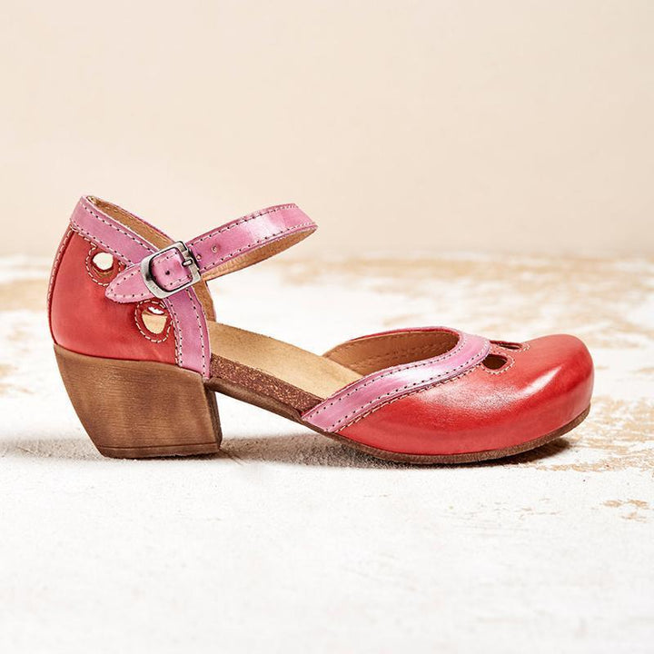 Farah - Comfortable low-heeled sandals