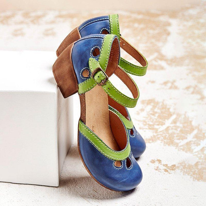 Farah - Comfortable low-heeled sandals