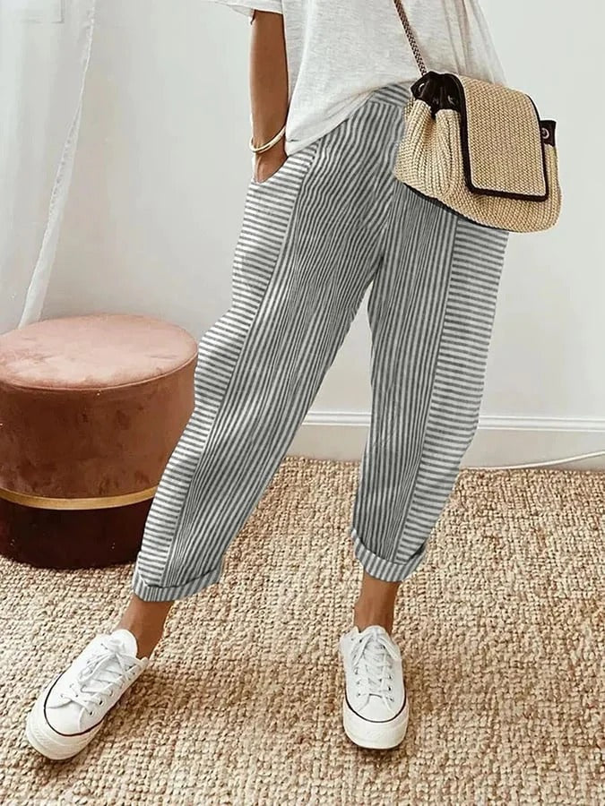 Laura - Striped Trousers